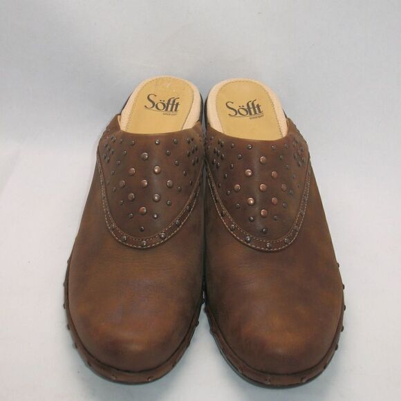 Sofft Brown Mules 10 W Wide - Picture 2 of 7